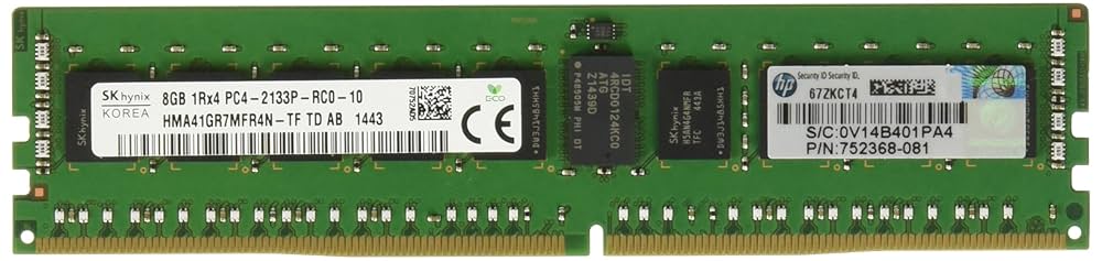 メモリー PC4-2133P 8GB Amazon | HP(Enterprise) 726718-B21 [8GB 1Rx4 PC4-2133P-R